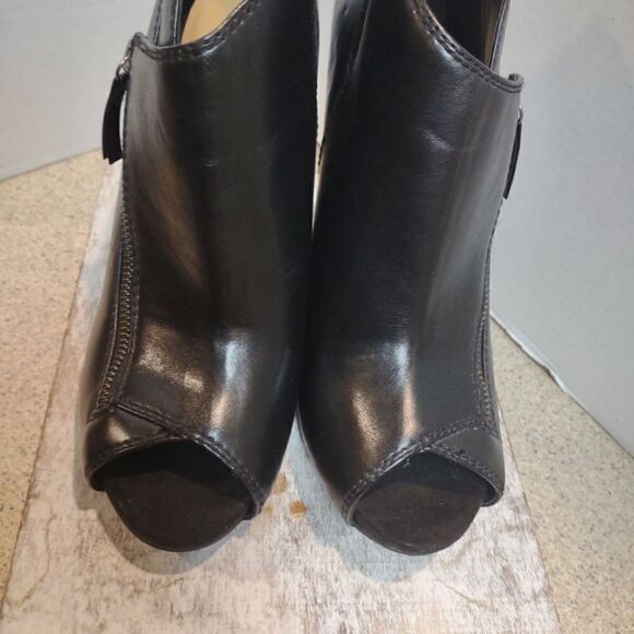 Vintage Nine West Leather Heels Size 10 4.5" - Picture 4 of 8